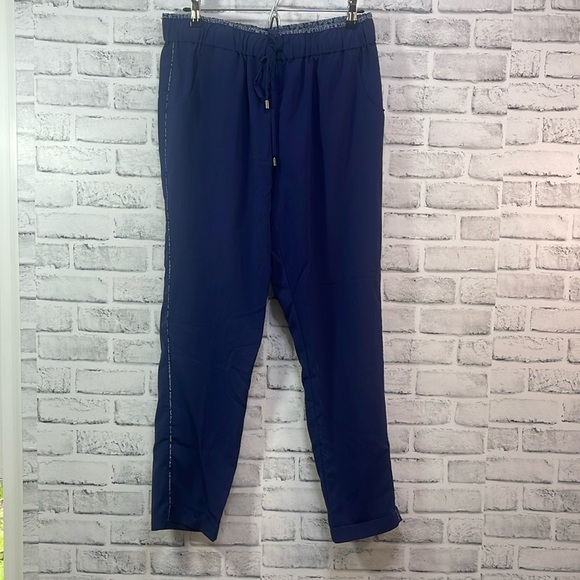 Coldwater Creek Drawstring/Elastic Band Lightweight Pants Large - Picture 1 of 9